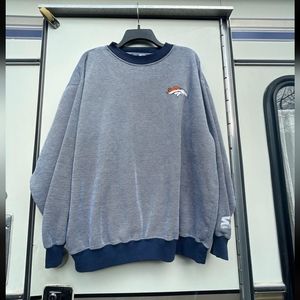 Light blue NFL Broncos Starter crewneck sweater L
